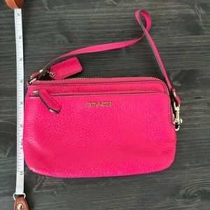Like new coach wristlet - pink